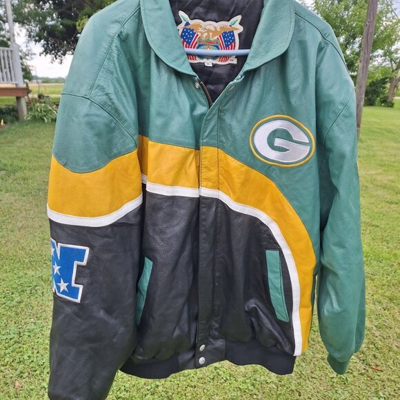 Jeff Hamilton Other - Vintage RARE Jeff Hamilton NFL Green Bay Packers All Leather Jacket Size XL